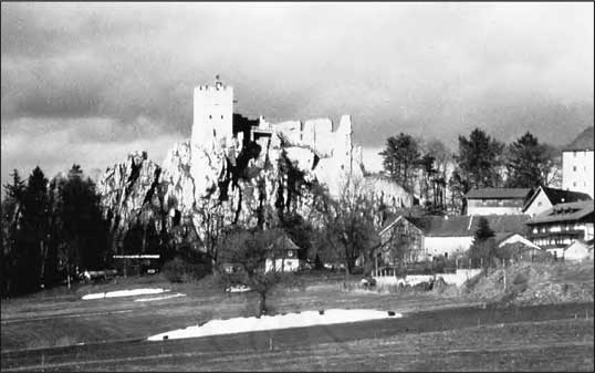 Файл:Руины замка Вайсенштайн, какими их видели в 2001 году (фото Даниэлы Майсснер).jpg